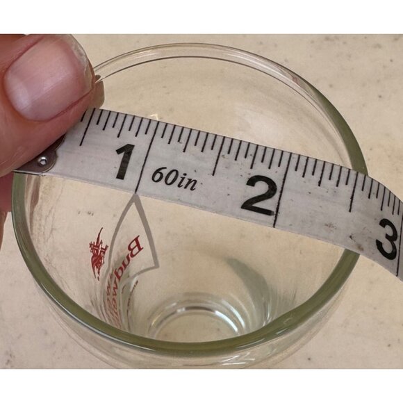 1-piece Budweiser Beer Collectible Clear 7 oz. Small Drinking Glass 5" Tall - Picture 7 of 10